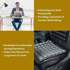 Practical High Performance Compatible Air Cushion Inflatable Chair Air Seat Cushion Car Portable Breat, Excellent Performance