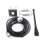 VHF Marine Antenna 156-163MHz Waterproof Rubber Mast Antenna With 5m Rg-58 Cable For Boat Sailboat Y, Stainless Steel + Rubber material