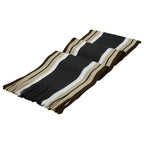 Men's Winter Scarf - Classic Striped Tassel Edge Soft Warm Scarf, Woolen Yarn Knitted Scarf Dark Gray