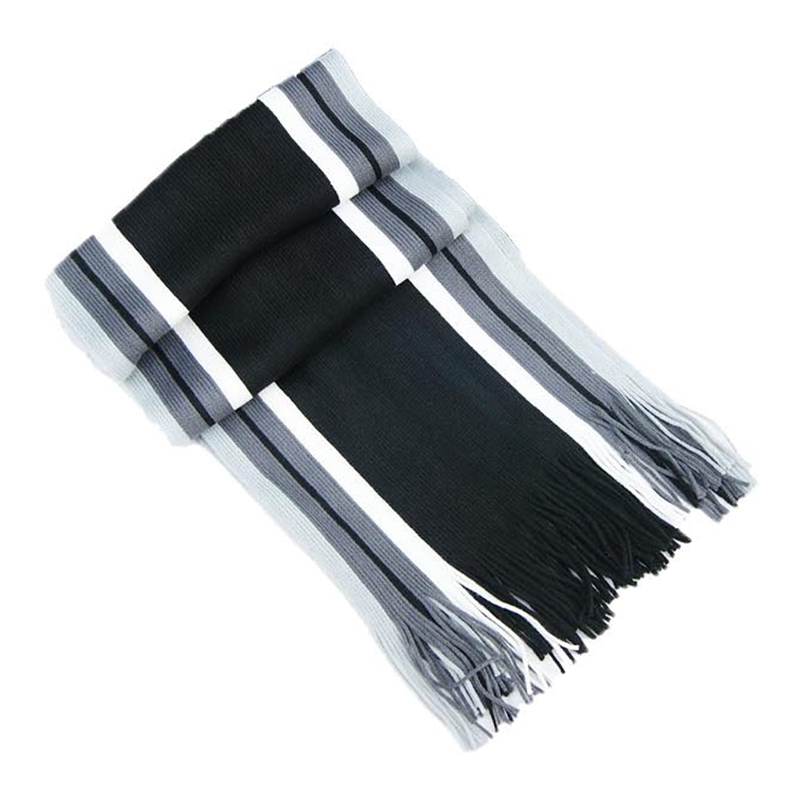 Men's Winter Scarf - Classic Striped Tassel Edge Soft Warm Scarf, Woolen Yarn Knitted Scarf Purple