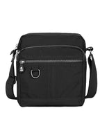 Luxtrada Casual Nylon Purse Handbag Crossbody Bag Waterproof Shoulder Bag with Zipper Pockets for Women (Black) Black