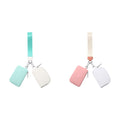 3/2/1PCS Keychain Wallet Mini Zip Around Wristlet Wallets For Women Detachable Dual Pouch Wristlet Portable Coin Purse Small Wallets For Travel Sports Outdoors Pink 1PCS & Mint Green 1PCS