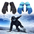 Dengjunhu Kids Winter Gloves - Snow & Ski Waterproof Youth Gloves for Boys & Girls - Insulated for Cold Weather Outdoor Play, Skiing & Snowboarding L Pink