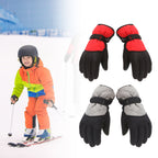 Dengjunhu Kids Winter Gloves - Snow & Ski Waterproof Youth Gloves for Boys & Girls - Insulated for Cold Weather Outdoor Play, Skiing & Snowboarding L Pink