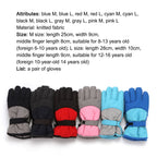 Dengjunhu Kids Winter Gloves - Snow & Ski Waterproof Youth Gloves for Boys & Girls - Insulated for Cold Weather Outdoor Play, Skiing & Snowboarding L Pink