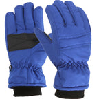 GXWEA Gloves For Kids Toddler Skis Kids Gloves Winter Gloves Thick Gloves Stretchy Warm Gloves Boys Girls 6-24 Months 7-12 Year AHA1 kids snow gloves Blue