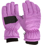 GXWEA Gloves For Kids Toddler Skis Kids Gloves Winter Gloves Thick Gloves Stretchy Warm Gloves Boys Girls 6-24 Months 7-12 Year AHA1 kids snow gloves Purple