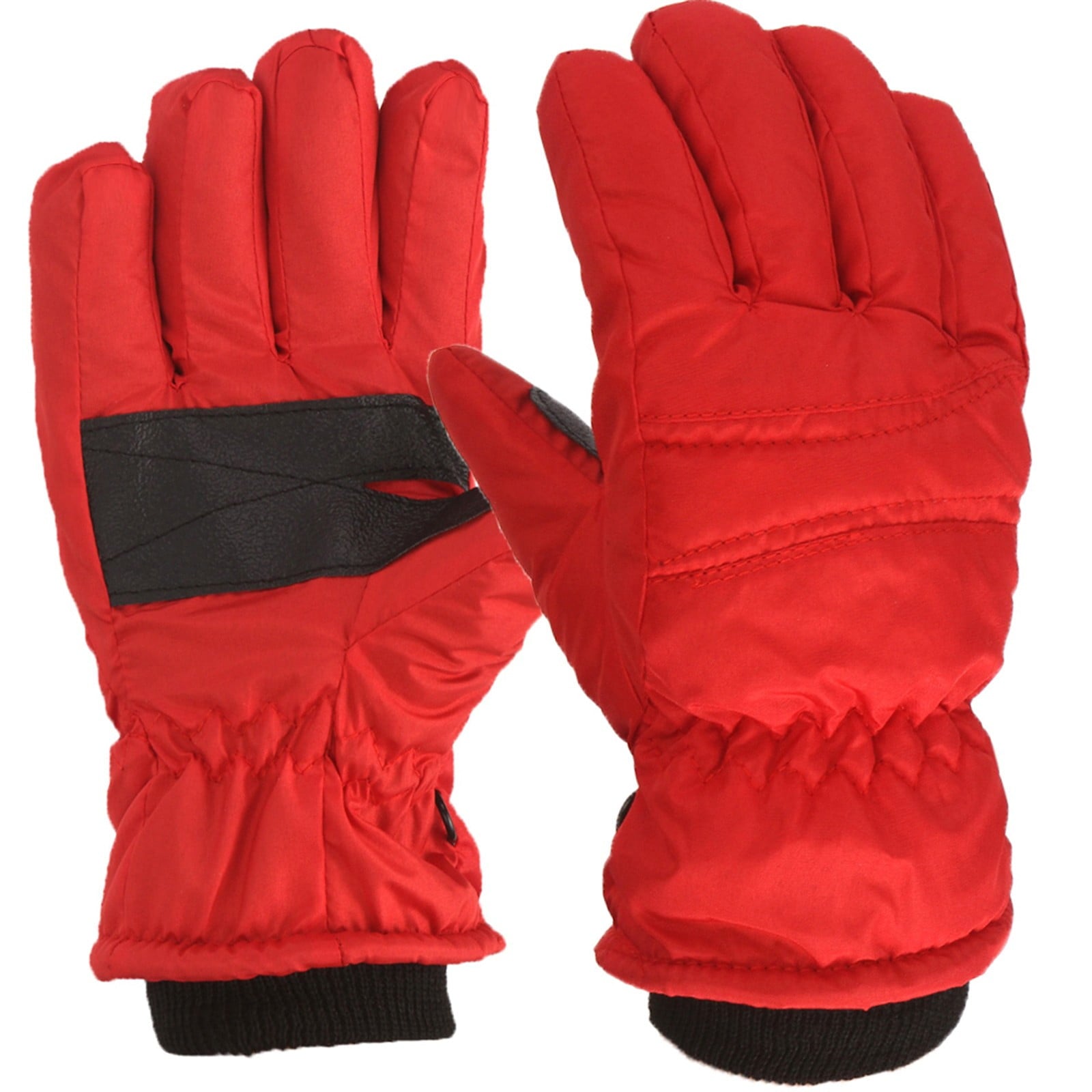 GXWEA Gloves For Kids Toddler Skis Kids Gloves Winter Gloves Thick Gloves Stretchy Warm Gloves Boys Girls 6-24 Months 7-12 Year AHA1 kids snow gloves Red