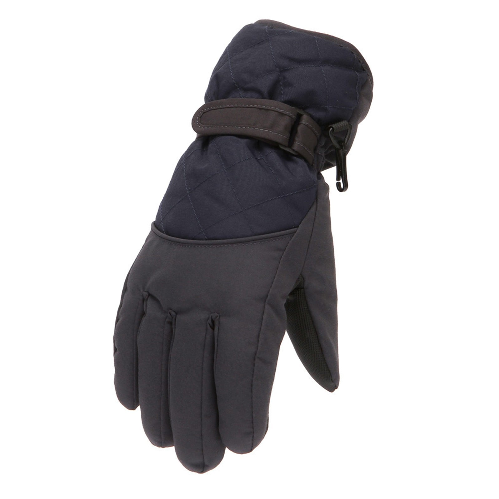 GXWEA Gloves For Kids Toddler Skis Kids Gloves Winter Gloves Thick Gloves Stretchy Warm Gloves Boys Girls 6-24 Months 6-11 Year AHA2 kids snow gloves Black