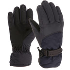 GXWEA Gloves For Kids Toddler Skis Kids Gloves Winter Gloves Thick Gloves Stretchy Warm Gloves Boys Girls 6-24 Months 6-11 Year AHA2 kids snow gloves Black