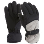 GXWEA Gloves For Kids Toddler Skis Kids Gloves Winter Gloves Thick Gloves Stretchy Warm Gloves Boys Girls 6-24 Months 10-16 Year AHA2 kids snow gloves Grey