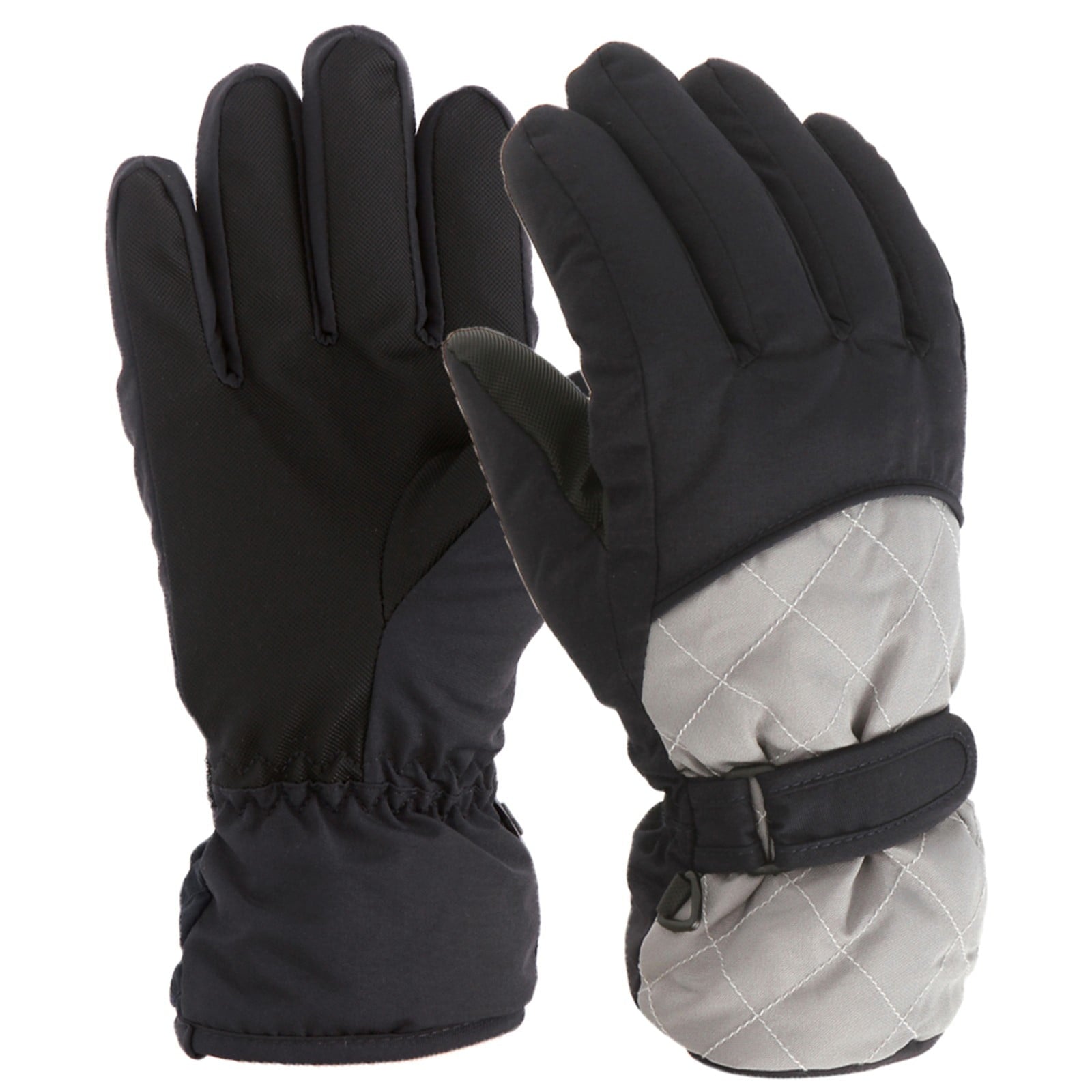 GXWEA Gloves For Kids Toddler Skis Kids Gloves Winter Gloves Thick Gloves Stretchy Warm Gloves Boys Girls 6-24 Months 10-16 Year AHA2 kids snow gloves Grey