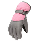 GXWEA Gloves For Kids Toddler Skis Kids Gloves Winter Gloves Thick Gloves Stretchy Warm Gloves Boys Girls 6-24 Months 10-16 Year AHA2 kids snow gloves Pink