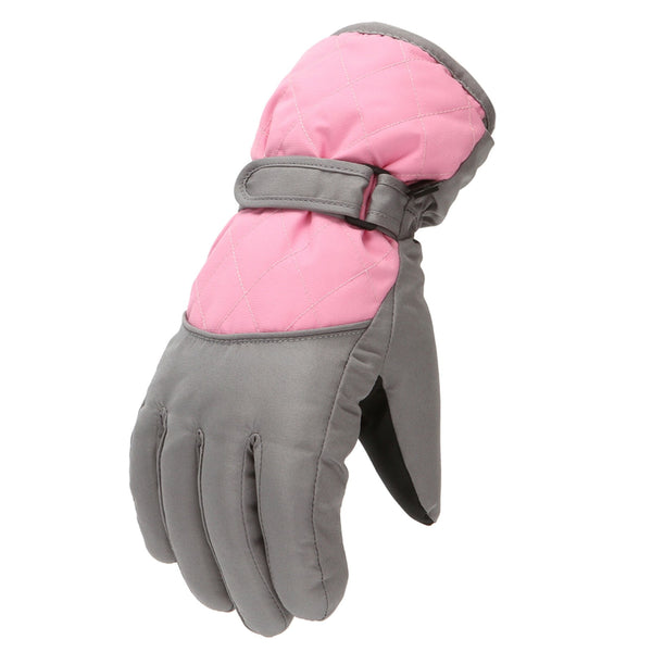 GXWEA Gloves For Kids Toddler Skis Kids Gloves Winter Gloves Thick Gloves Stretchy Warm Gloves Boys Girls 6-24 Months 10-16 Year AHA2 kids snow gloves Pink
