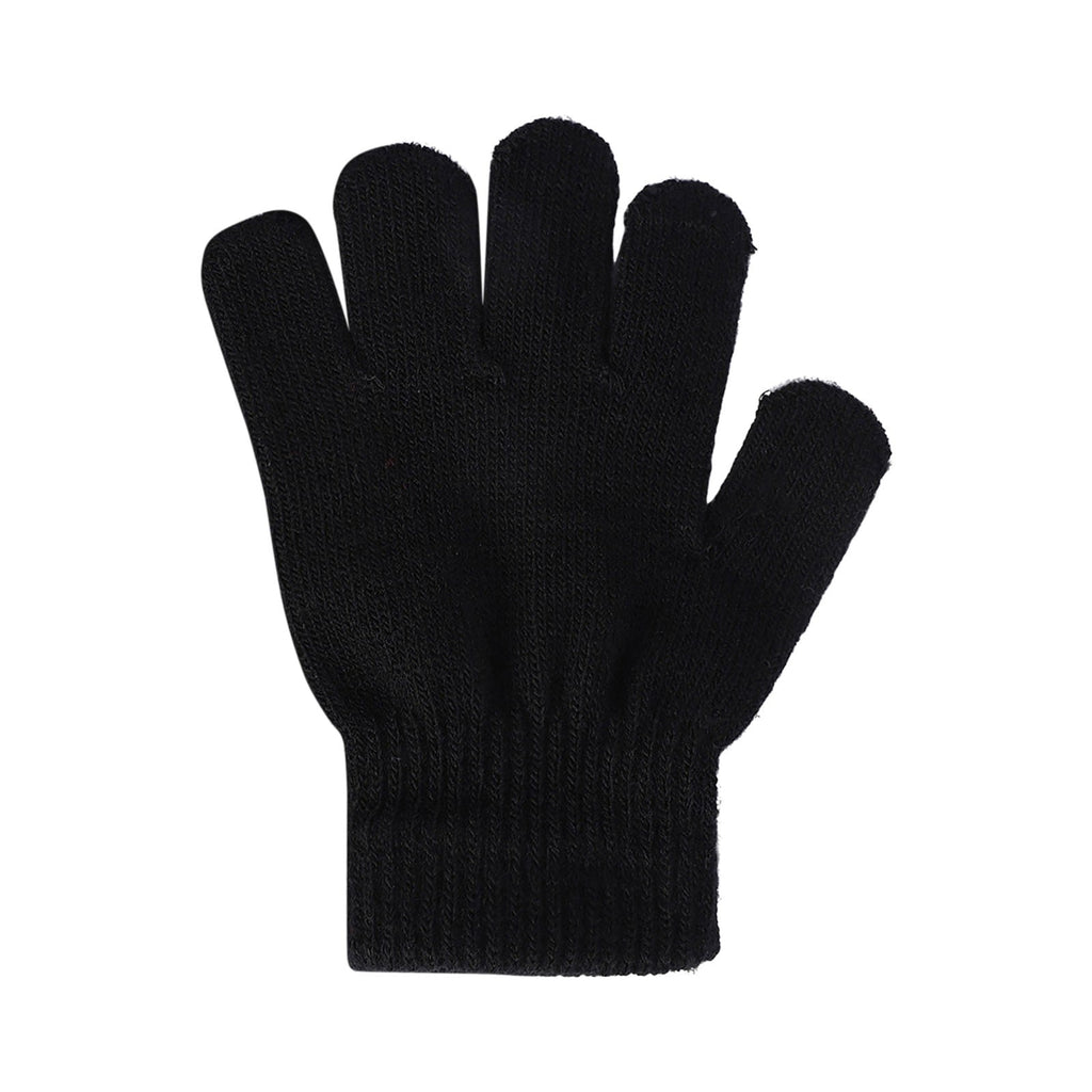 GXWEA Gloves For Kids Toddler Skis Kids Gloves Winter Gloves Thick Gloves Stretchy Warm Gloves Boys Girls 6-24 Months 5-12 years AHA3 kids snow gloves Black