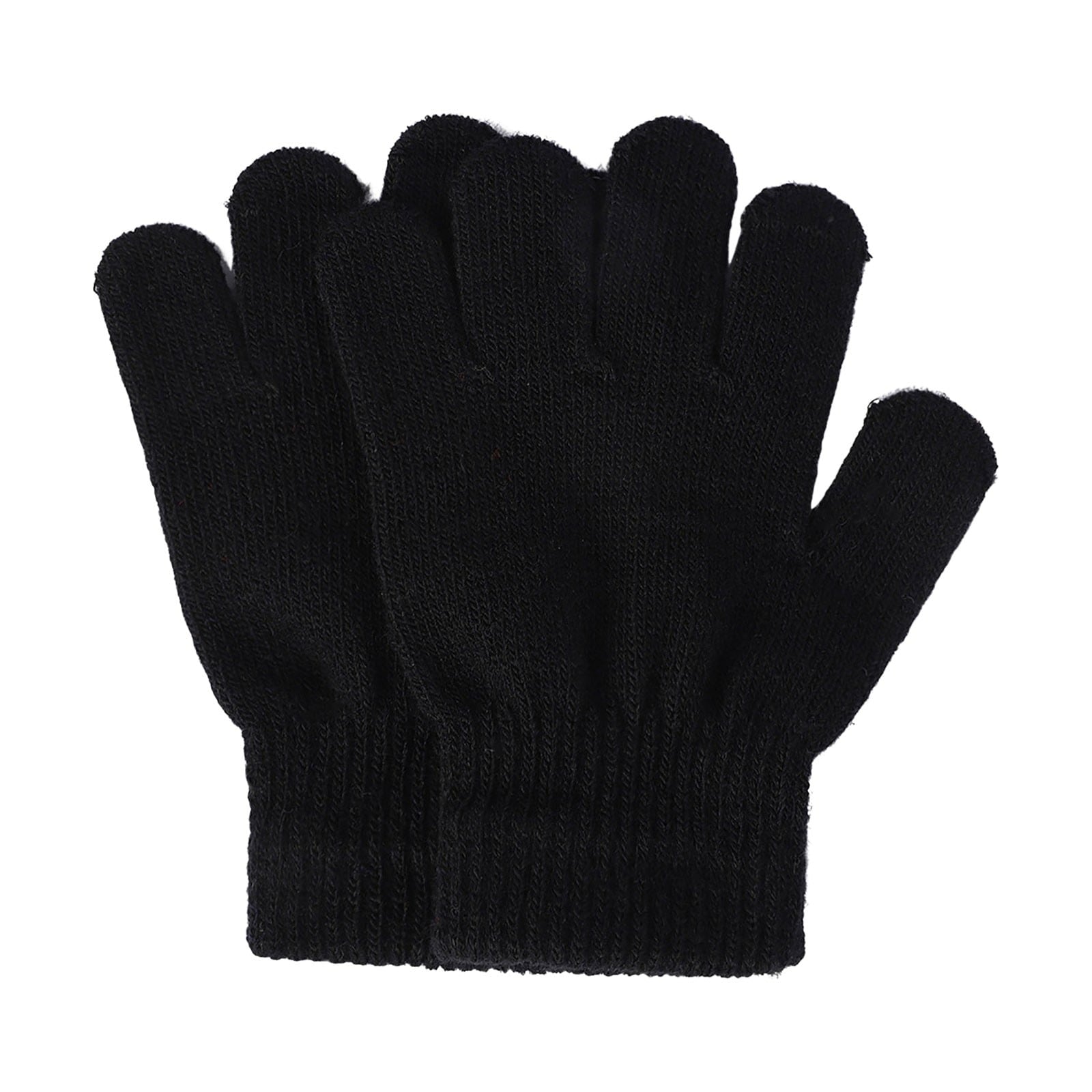 GXWEA Gloves For Kids Toddler Skis Kids Gloves Winter Gloves Thick Gloves Stretchy Warm Gloves Boys Girls 6-24 Months 5-12 years AHA3 kids snow gloves Black