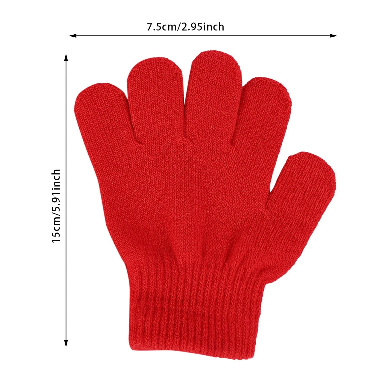 GXWEA Gloves For Kids Toddler Skis Kids Gloves Winter Gloves Thick Gloves Stretchy Warm Gloves Boys Girls 6-24 Months 5-12 years AHA3 kids snow gloves Grey