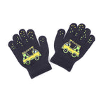 GXWEA Gloves For Kids Toddler Skis Kids Gloves Winter Gloves Thick Gloves Stretchy Warm Gloves Boys Girls 6-24 Months 5-12 years AHA4 kids snow gloves Black