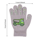 GXWEA Gloves For Kids Toddler Skis Kids Gloves Winter Gloves Thick Gloves Stretchy Warm Gloves Boys Girls 6-24 Months 5-12 years AHA4 kids snow gloves Blue