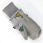 GXWEA Gloves For Kids Toddler Skis Kids Gloves Winter Gloves Thick Gloves Stretchy Warm Gloves Boys Girls 6-24 Months 2-4 Years AHA5 kids snow gloves Grey
