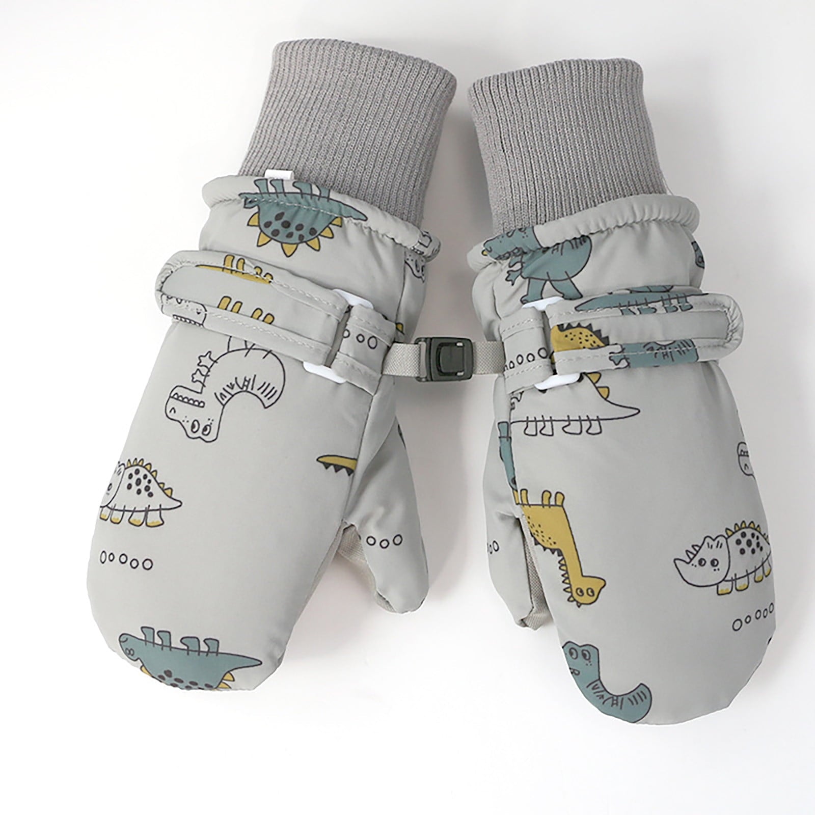 GXWEA Gloves For Kids Toddler Skis Kids Gloves Winter Gloves Thick Gloves Stretchy Warm Gloves Boys Girls 6-24 Months 2-4 Years AHA5 kids snow gloves Grey