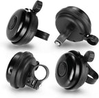 ZHUYING 2 pack Classic Bike Bell, Aluminum Bicycle Bell, Loud Crisp Clear Sound Bicycle Bike Bell for Adults Kids 2black