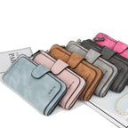 Women Lady Leather Trifold Card Wallet Clutch Checkbook Handbag Zip Purse Card Phone Holder Long Design Lady Fashion Wallets One Size Black