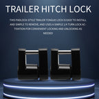 2 Set Trailer Hitch Coupler Lock Trailer Coupler Padlock 1/4 Inch Hitch Pin 3/4 Coupler Span for Truck Trailer RV Boat