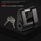 2 Set Trailer Hitch Coupler Lock Trailer Coupler Padlock 1/4 Inch Hitch Pin 3/4 Coupler Span for Truck Trailer RV Boat