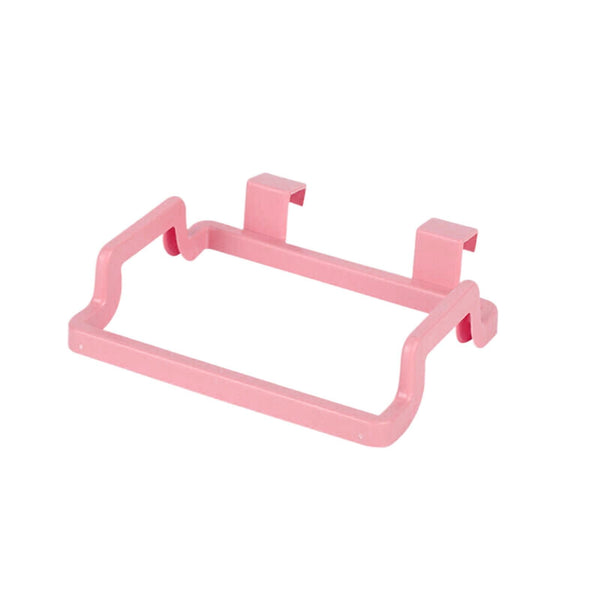 JWDX Trash Bag Rack Clearance, Hanging Trash Can, Kitchen Supplies, Garbage Bag Holder, Hanging Garbage Garbage Bag Holder Suitable for Kitchen Cabinet Doors Portable Kitchen Garbage Bag Holder Z4-Pink