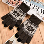 JWDX Gloves Clearance, Winter Gloves, Adult Women Men's Warm Gloves, Outdoor Ski Riding Gloves, Windproof and Fleece Gloves A
