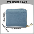Multifunctional Wallet B JWDX, 1 Wallet Women's Wallet Rfid Blocking Mini Pocket Purse Card Holder Purse with Zipper Pocket Ladies Credit Card Holder One Size B