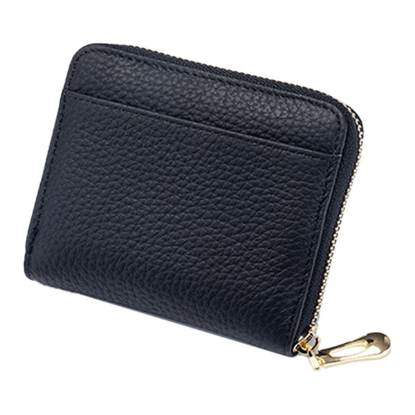 Multifunctional Wallet B JWDX, 1 Wallet Women's Wallet Rfid Blocking Mini Pocket Purse Card Holder Purse with Zipper Pocket Ladies Credit Card Holder One Size Black