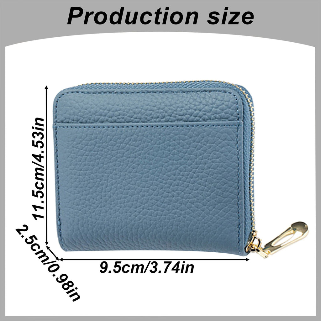 Multifunctional Wallet B JWDX, 1 Wallet Women's Wallet Rfid Blocking Mini Pocket Purse Card Holder Purse with Zipper Pocket Ladies Credit Card Holder One Size Black