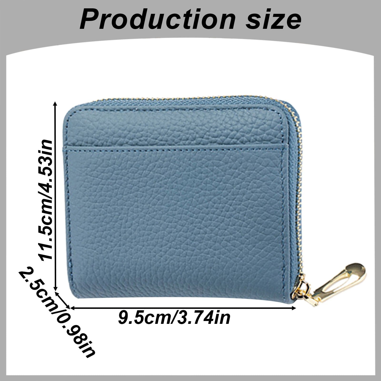 Multifunctional Wallet B JWDX, 1 Wallet Women's Wallet Rfid Blocking Mini Pocket Purse Card Holder Purse with Zipper Pocket Ladies Credit Card Holder One Size Black