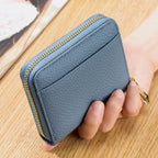 Multifunctional Wallet B JWDX, 1 Wallet Women's Wallet Rfid Blocking Mini Pocket Purse Card Holder Purse with Zipper Pocket Ladies Credit Card Holder One Size Black