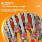 Grrvtrz Head Massagers Scalp Massagers Motorized Scalp Massagers with 20 Individual Massage Nodes 5 Modes and 360 Degrees Of Adjustable Massage.,Home Essentials,Home Appliances Orange