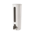 1 Storage Box Grocery Bag Holder Wall Mount Garbage Storage Bag Dispenser Hanging Can with Cover Kitchen Bag Holder Dispenser for Bags One Size A