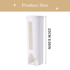1 Storage Box Grocery Bag Holder Wall Mount Garbage Storage Bag Dispenser Hanging Can with Cover Kitchen Bag Holder Dispenser for Bags One Size B