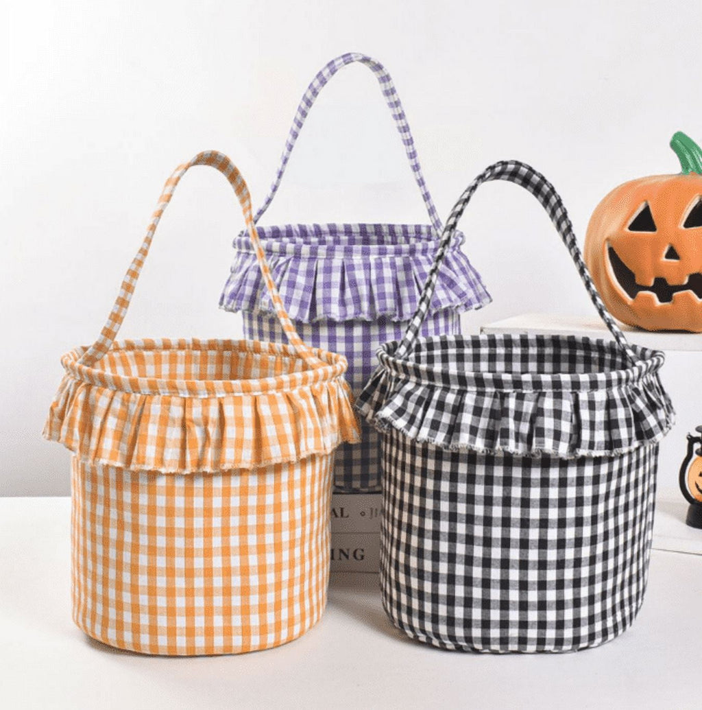 Small Wall-Mounted Kitchen Storage Basket, Hanging Storage Wicker Baskets Wall Mounted Woven Hanging Basket Wicker Small Basket with Handle Wicker Basket with Handle Small Basket Organizer Pink and white checkered Easter Canvas Egg Basket