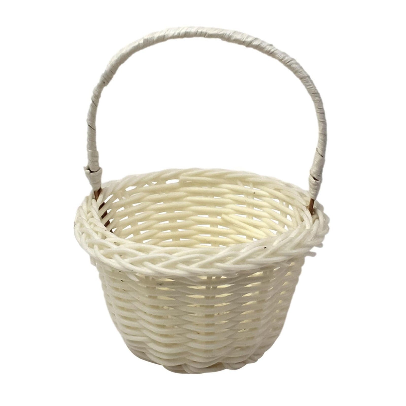 Small Wall-Mounted Kitchen Storage Basket, Hanging Storage Wicker Baskets Wall Mounted Woven Hanging Basket Wicker Small Basket with Handle Wicker Basket with Handle Small Basket Organizer Brown Wedding Flower Basket