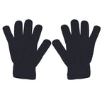 LGCASL Clearance! Winter Gloves Warm Strecty Knit Gloves for Men Women- Dark Gray One Size Black