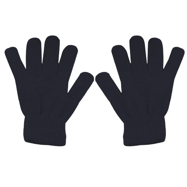 LGCASL Clearance! Winter Gloves Warm Strecty Knit Gloves for Men Women- Dark Gray One Size Black