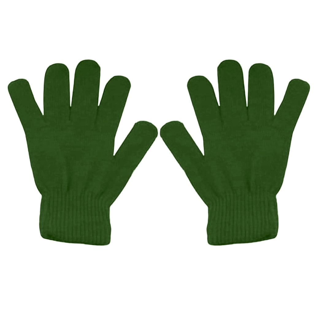 LGCASL Clearance! Winter Gloves Warm Strecty Knit Gloves for Men Women- Dark Gray One Size Bronze