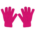 LGCASL Clearance! Winter Gloves Warm Strecty Knit Gloves for Men Women- Dark Gray One Size Hot Pink