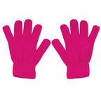 LGCASL Clearance! Winter Gloves Warm Strecty Knit Gloves for Men Women- Dark Gray One Size Hot Pink