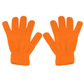 LGCASL Clearance! Winter Gloves Warm Strecty Knit Gloves for Men Women- Dark Gray One Size Orange