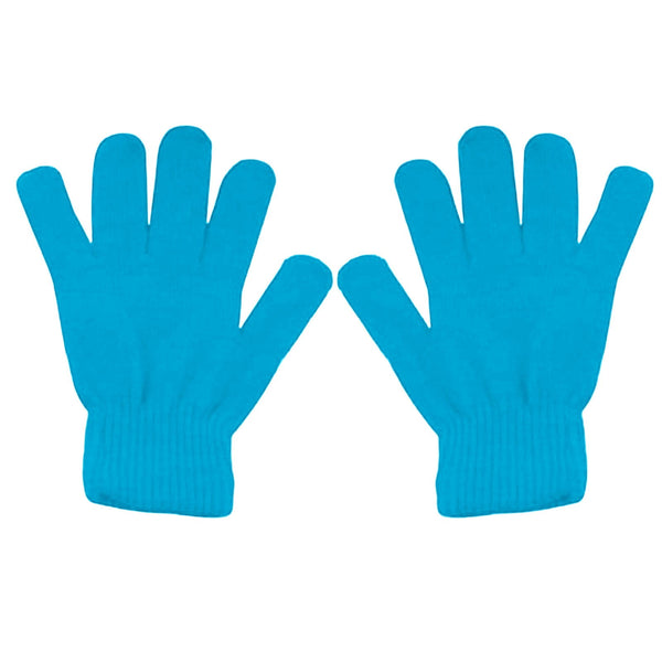 LGCASL Clearance! Winter Gloves Warm Strecty Knit Gloves for Men Women- Dark Gray One Size Sky Blue