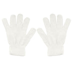 LGCASL Clearance! Winter Gloves Warm Strecty Knit Gloves for Men Women- Dark Gray One Size White