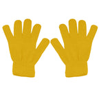 LGCASL Clearance! Winter Gloves Warm Strecty Knit Gloves for Men Women- Dark Gray One Size Yellow